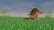 Kentrosaurus Walking across Grassy Wall Decal Design 4