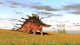 Kentrosaurus Walking across Grassy Wall Decal Design 3