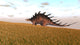 Kentrosaurus Walking across Grassy Wall Decal Design 2