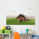 Kentrosaurus Walking across Grassy Wall Decal Design 1