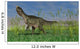 Monolophosaurus Walking across Grassy Wall Decal Design 4