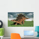 Kentrosaurus Walking across Prehistoric Wall Decal Design 1
