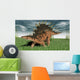 Kentrosaurus Walking across Prehistoric Wall Decal Design 1