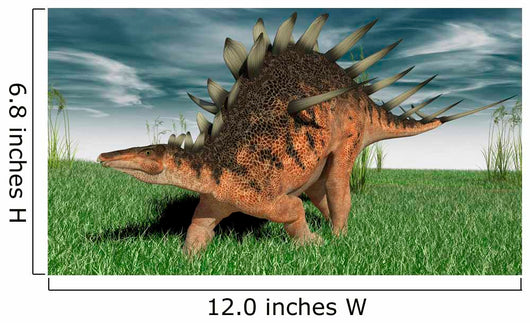 Kentrosaurus Walking across Prehistoric Wall Decal Design 1