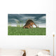 Kentrosaurus Grazing Prehistoric Grasslands Wall Decal