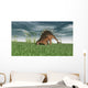 Kentrosaurus Grazing Prehistoric Grasslands Wall Decal
