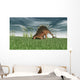 Kentrosaurus Grazing Prehistoric Grasslands Wall Decal