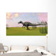 Suchomimus Walking across Grassy Wall Decal Design 2