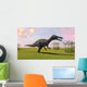 Suchomimus Walking across Grassy Wall Decal Design 1