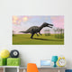 Suchomimus Walking across Grassy Wall Decal Design 1
