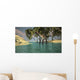 Utahraptor Roaming Tropical Environment Wall Decal