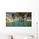 Utahraptor Roaming Tropical Environment Wall Decal