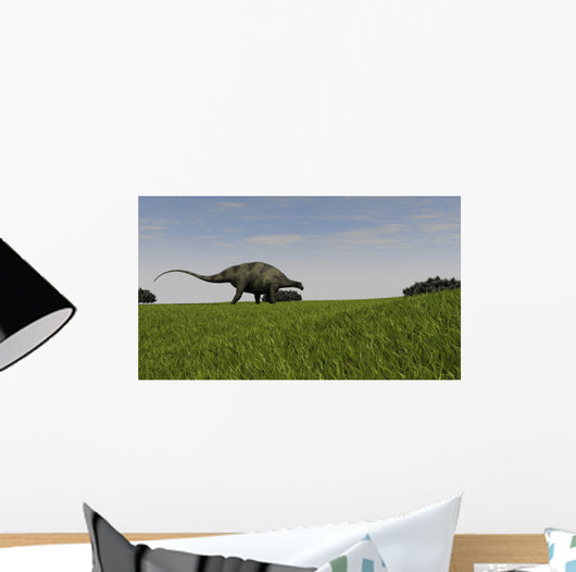 Brachytrachelopan Walking across Prehistoric Wall Decal Design 3