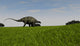 Brachytrachelopan Walking across Prehistoric Wall Decal Design 3