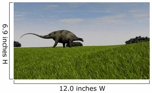 Brachytrachelopan Walking across Prehistoric Wall Decal Design 3