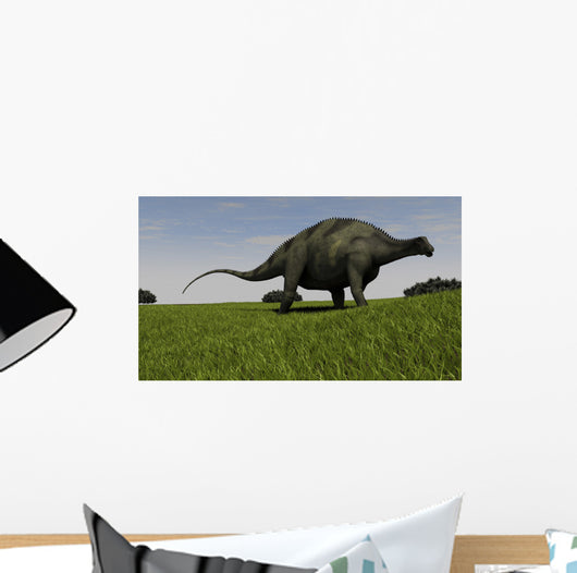 Brachytrachelopan Walking across Prehistoric Wall Decal Design 2