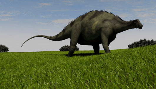 Brachytrachelopan Walking across Prehistoric Wall Decal Design 2
