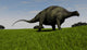 Brachytrachelopan Walking across Prehistoric Wall Decal Design 2