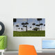 Brachytrachelopan Walking across Grassy Wall Decal