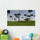 Brachytrachelopan Walking across Grassy Wall Decal