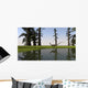 Coelophysis Running through Swampy Wall Decal Design 2