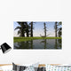 Coelophysis Running through Swampy Wall Decal Design 2