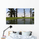 Coelophysis Running through Swampy Wall Decal Design 2