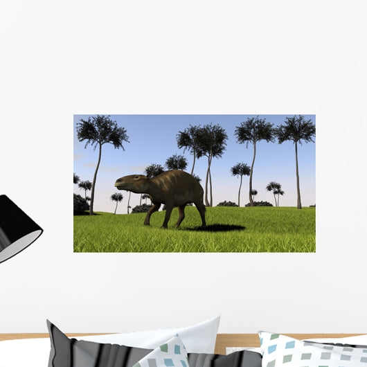 Eurohippus Walking across Grassy Wall Decal