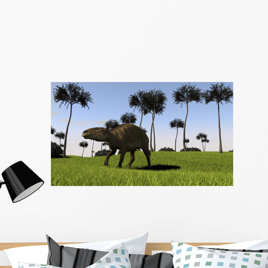 Eurohippus Walking across Grassy Wall Decal