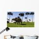 Eurohippus Walking across Grassy Wall Decal