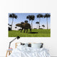 Eurohippus Walking across Grassy Wall Decal