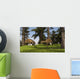 Two Eurohippus Grazing along Wall Decal