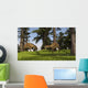 Two Eurohippus Grazing along Wall Decal