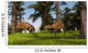 Two Eurohippus Grazing along Wall Decal