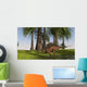 Kentrosaurus Walking along Nearby Wall Decal Design 2