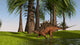 Kentrosaurus Walking along Nearby Wall Decal Design 2