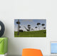 Mamenchisaurus Walking across Grassy Wall Decal Design 4