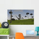 Mamenchisaurus Walking across Grassy Wall Decal Design 4