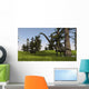 Two Mamenchisaurus Swampy Water Wall Decal