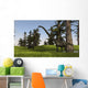 Two Mamenchisaurus Swampy Water Wall Decal