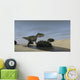 Monolophosaurus Running through Stream Wall Decal