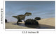 Monolophosaurus Running through Stream Wall Decal