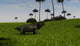 Lystrosaurus Grassy Field Wall Decal Design 2