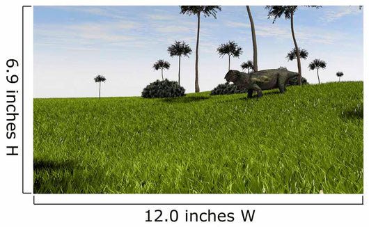 Lystrosaurus Grassy Field Wall Decal Design 1