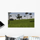 Yangchuanosaurus Running across Grassy Wall Decal Design 2
