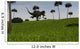 Yangchuanosaurus Running across Grassy Wall Decal Design 2