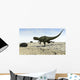 Yangchuanosaurus Running across Barren Wall Decal Design 2
