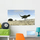 Yangchuanosaurus Running across Barren Wall Decal Design 1