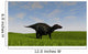 Shuangmiaosaurus Walking across Grassy Wall Decal Design 3