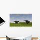 Two Shuangmiaosaurus Walking across Wall Decal Design 2
